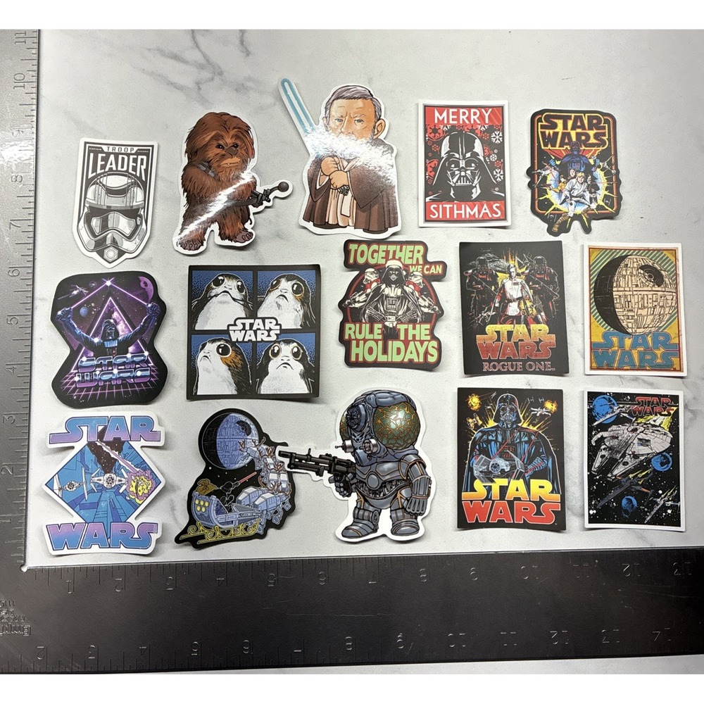 Lot of 15 Star Wars Stickers